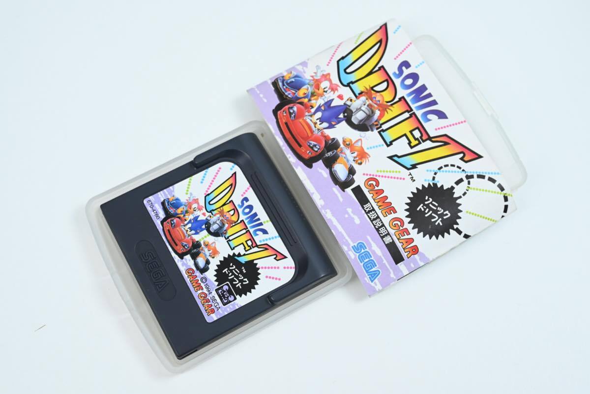 6)21.465 SEGA GAME GEAR cassette 4 point together Yu Yu Hakusho .. monogatari Ⅰ Sonic drift ....
