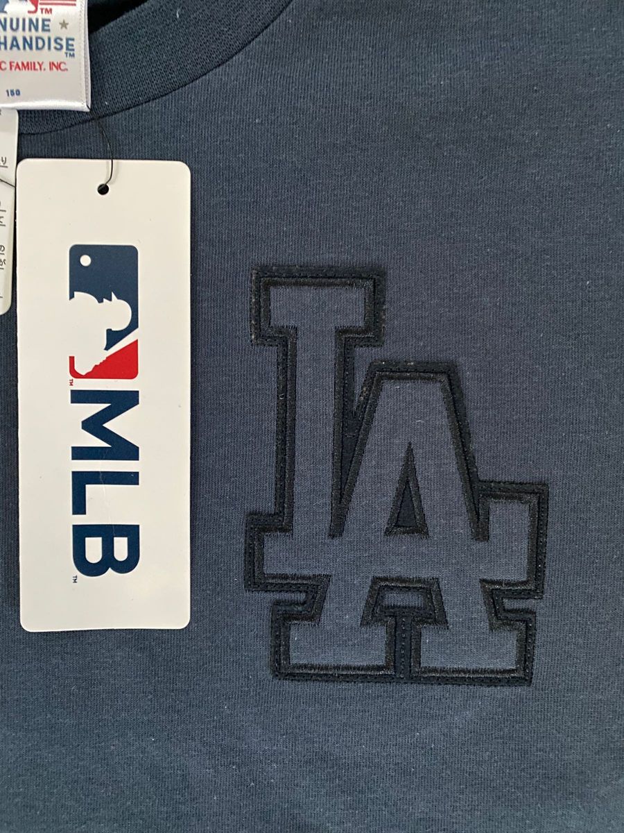 新品タグ付　キッズ　MLB LA ドジャース　DODGERS  半袖Tシャツ　バックプリント　170センチ  
