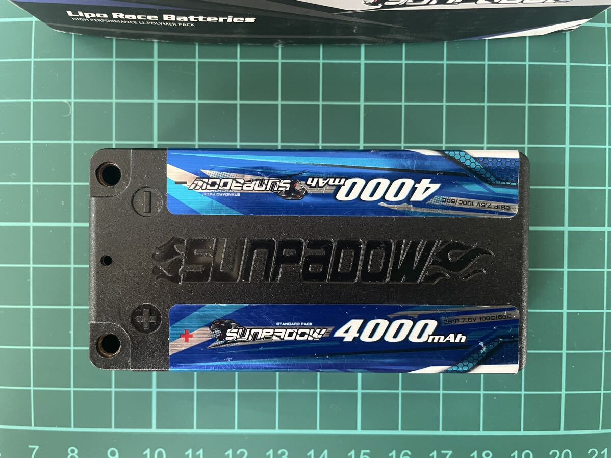 ② SUNPADOW サンパドウ ●リポバッテリー 2S／7.6V／４０００mAhの画像2