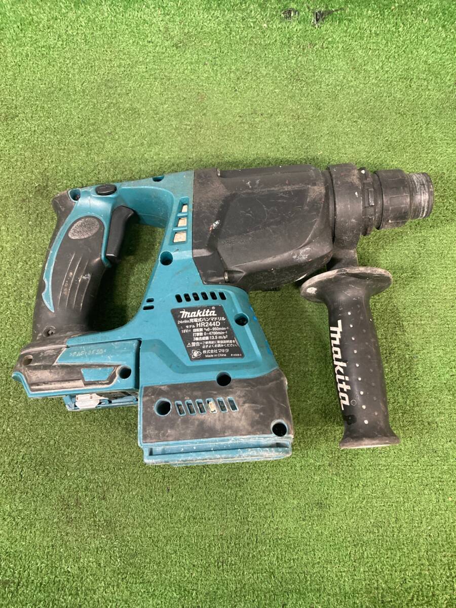 【ジャンク品】★makita マキタ 24㎜ 18V 充電式ハンマドリル (本体のみ) HR244DZ ※通電しません　IT3M0PXZ28GI_画像5