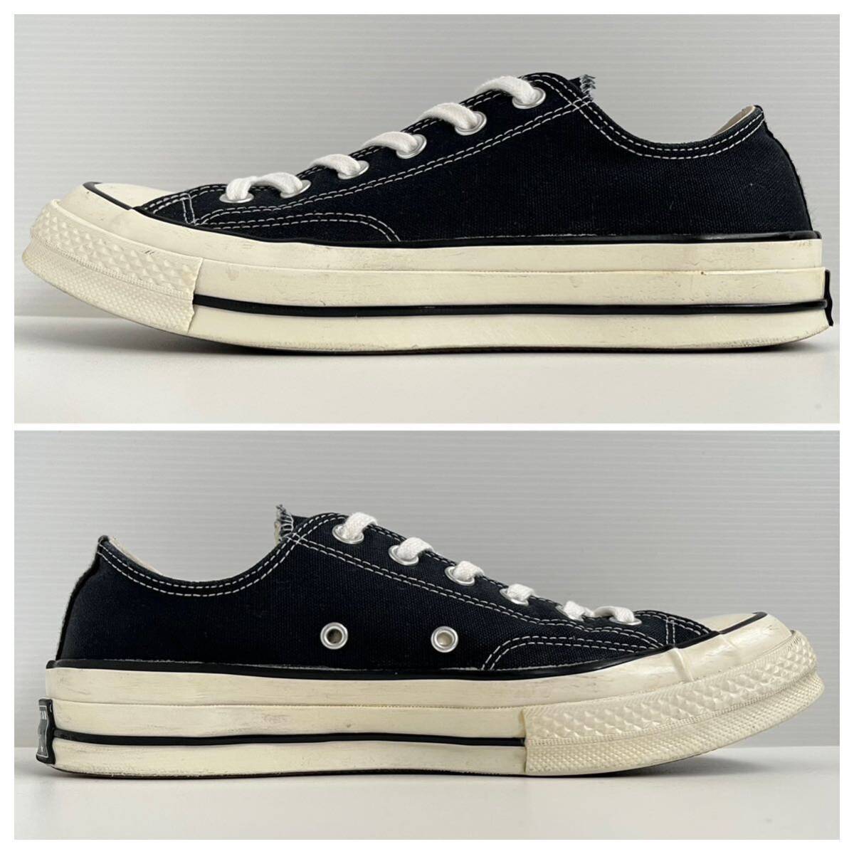 CONVERSE コンバース CHUCKTaylor チャックテイラー ct70 BLACK ブラック 黒 us7.5 26.0cmの画像7