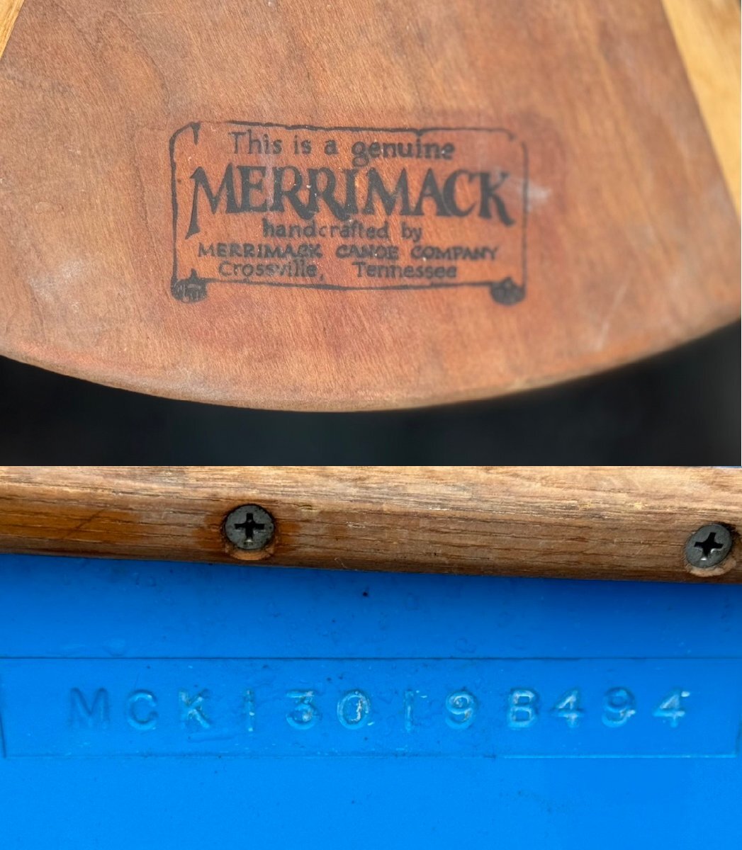 * super name goods! rare! good-looking.! MERRIMACKmeli Mac Ospley13 male Play 13 feet hand made Canadian canoe pickup limitation Sapporo 