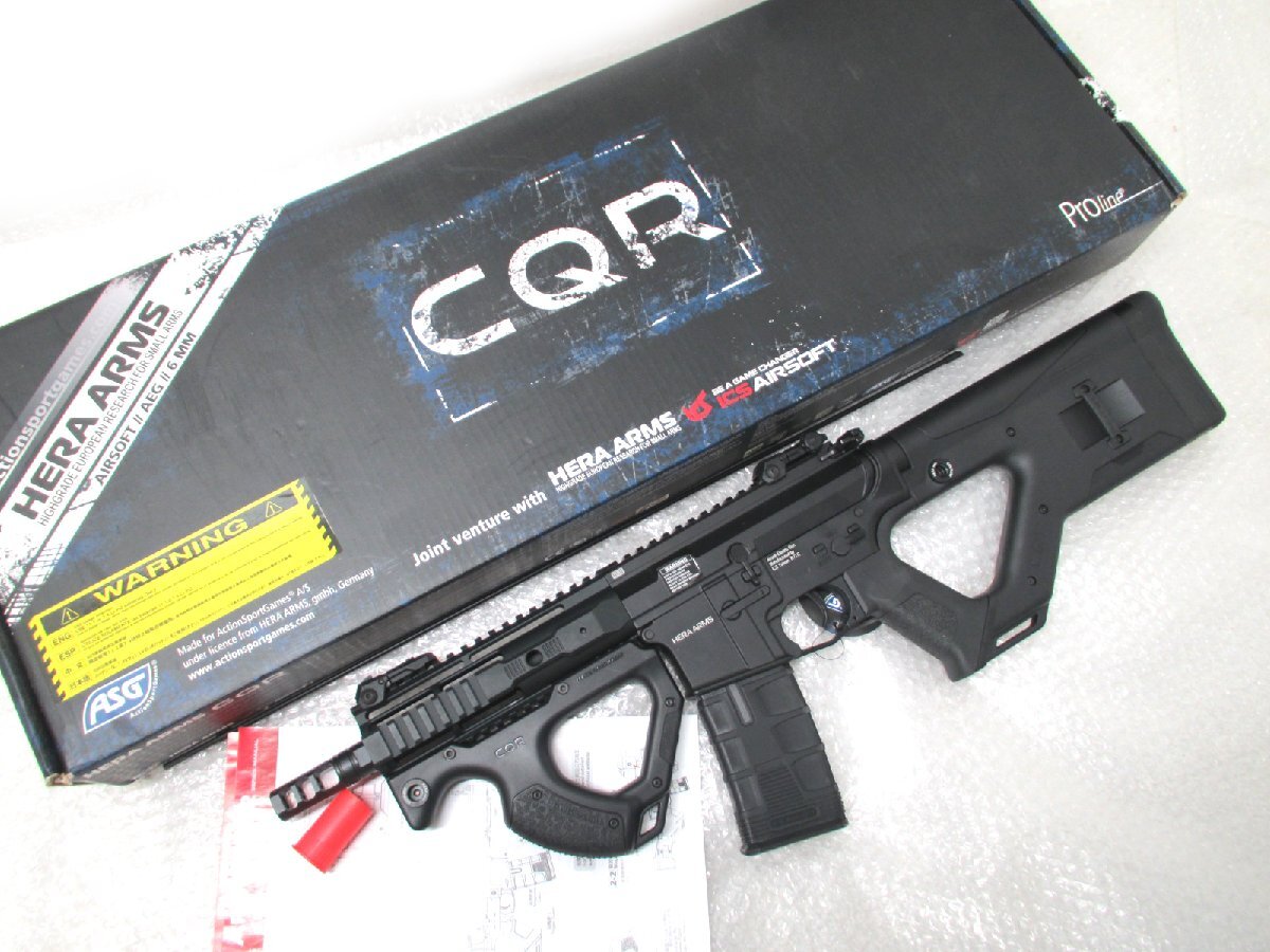 ■◆美品 ICS × ASG HERA ARMS CQR SSS.Ⅱ 電動ガン 日本仕様 098j以下安全弾速品 ヘラアームズ CQR ICS-390S3の画像1