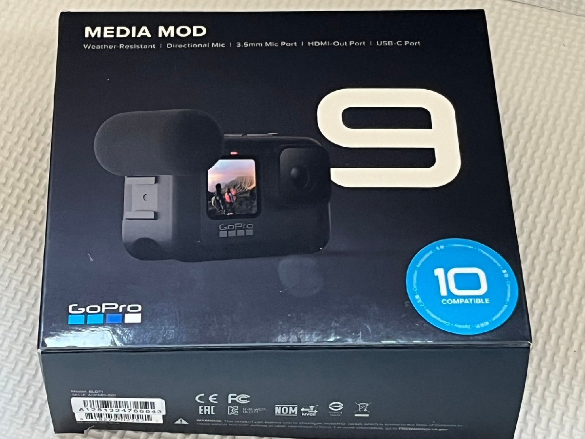 ■ 美品！ GoPro ゴープロ HERO12 / HERO11 / HERO10 / HERO09 メディアモジュラー Media Mod BLDT1 ADFMD-001 ★の画像8