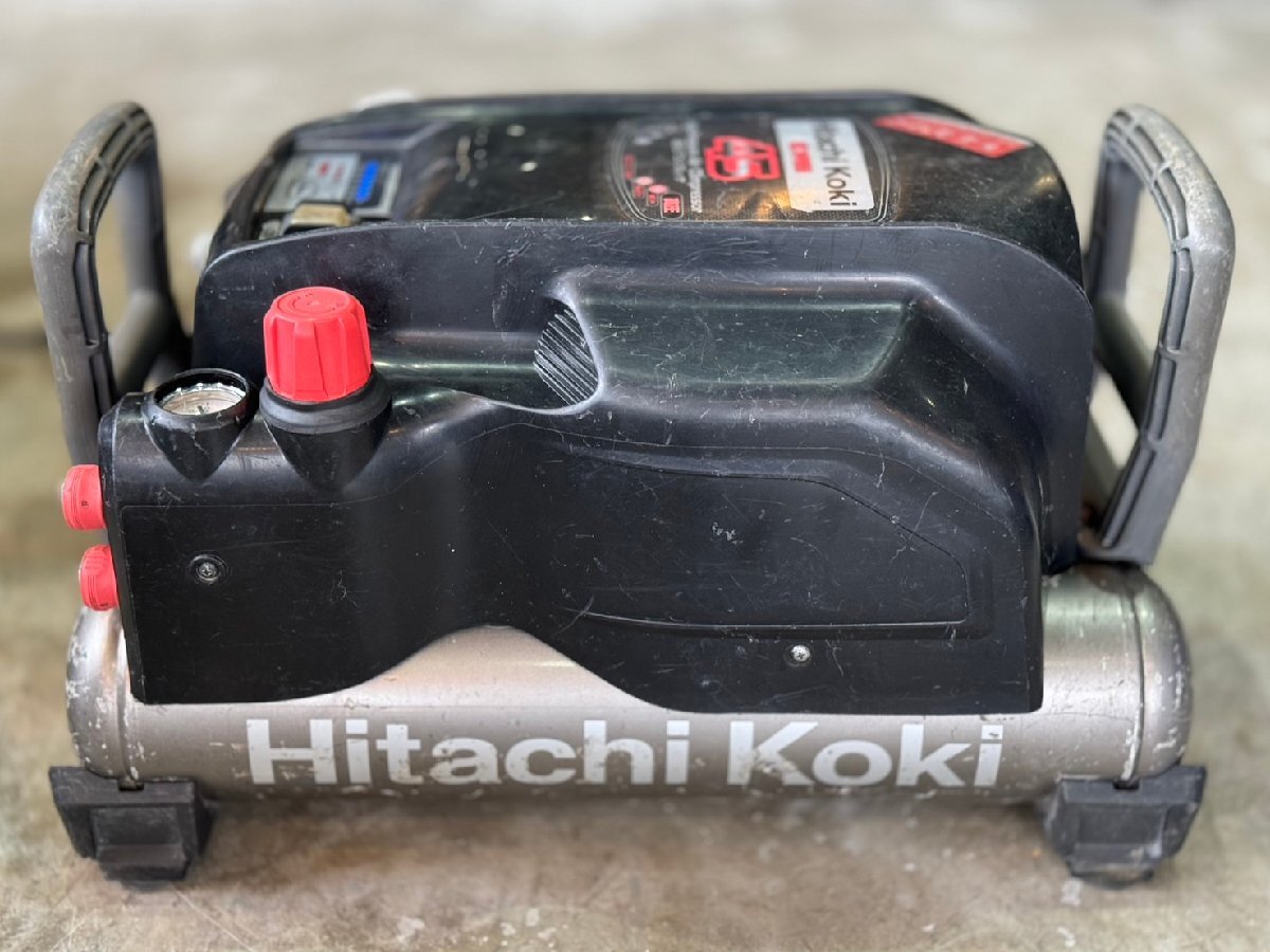 * работа OK! хорошая вещь! HITACHI Hitachi Koki . давление / высокого давления воздушный компрессор EC1445H. давление 2. высокого давления 2. высокого давления расширительный бак для сцепщик имеется компрессор 