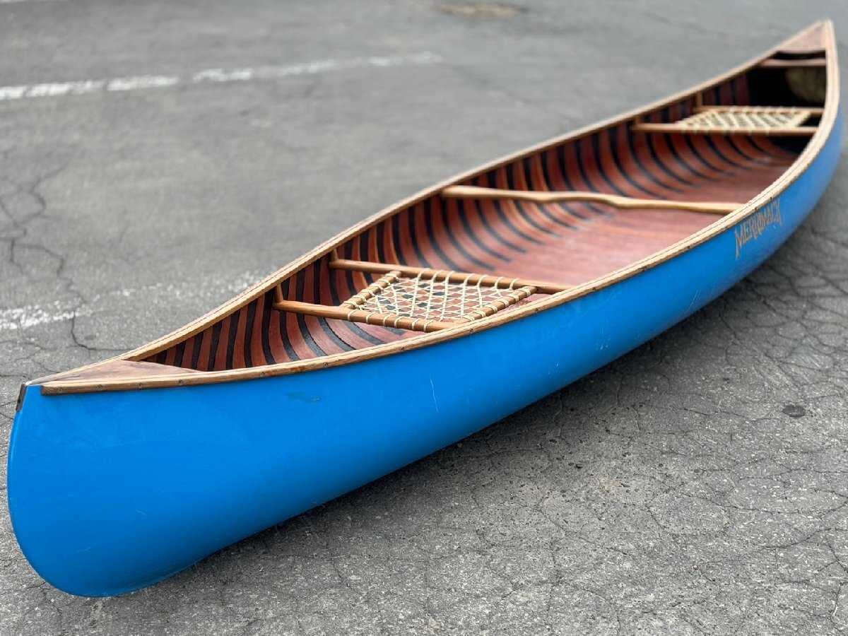 * super name goods! rare! good-looking.! MERRIMACKmeli Mac Ospley13 male Play 13 feet hand made Canadian canoe pickup limitation Sapporo 