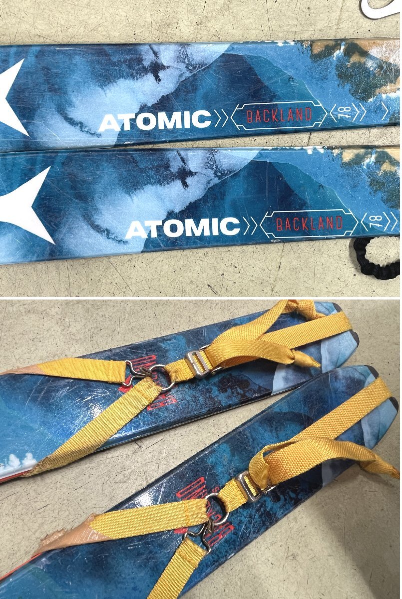 ■ 札幌発 山スキー 板 (ATOMIC BACKLAND78 ) 152cm ビンディング付 中古 ★の画像2