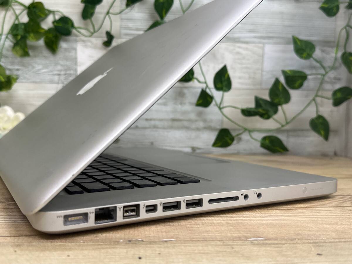 MacBook Pro 2011[Core i7-2675QM 2.2GHz/RAM:4GB/HDD:500GB/15.4インチ]EL Capitan 動作品　※ジャンク扱い_画像6