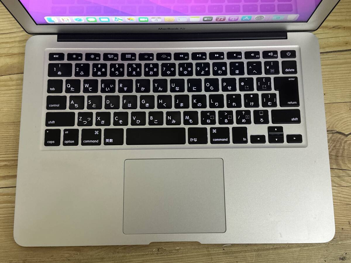 【良品♪】MacBook Air 2015 BTO(A1465)[Core i7(5650U)2.2Ghz/RAM:8GB/SSD:256GB/13インチ]montery 動作品の画像2