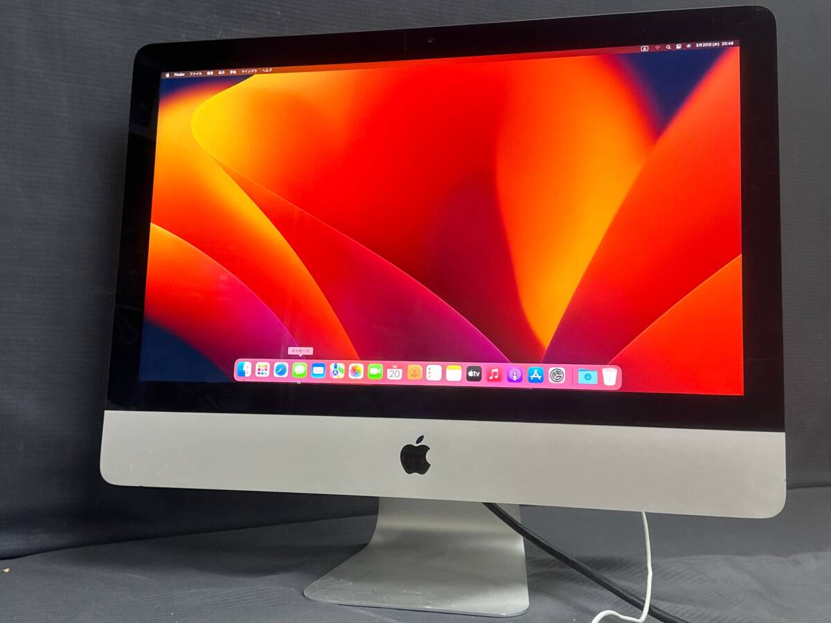 【良品♪】iMac 2019 Retina 4K A2116Core i7 8700 3.2GHz/RAM:16GB/SSD:512GB/21.5インチ]Ventura インストール済　動作品_画像1