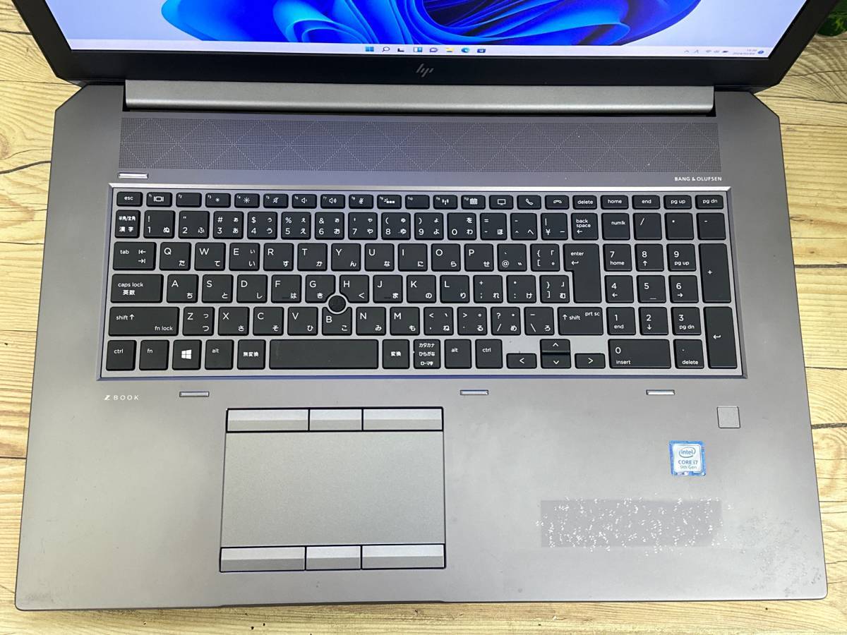 [ работа OK!]HP ZBook 17 G6[Core i7(9750H) 2.6GHz/RAM:16GB/HDD:1TB/17.3 дюймовый ]Windows 11 рабочий товар 