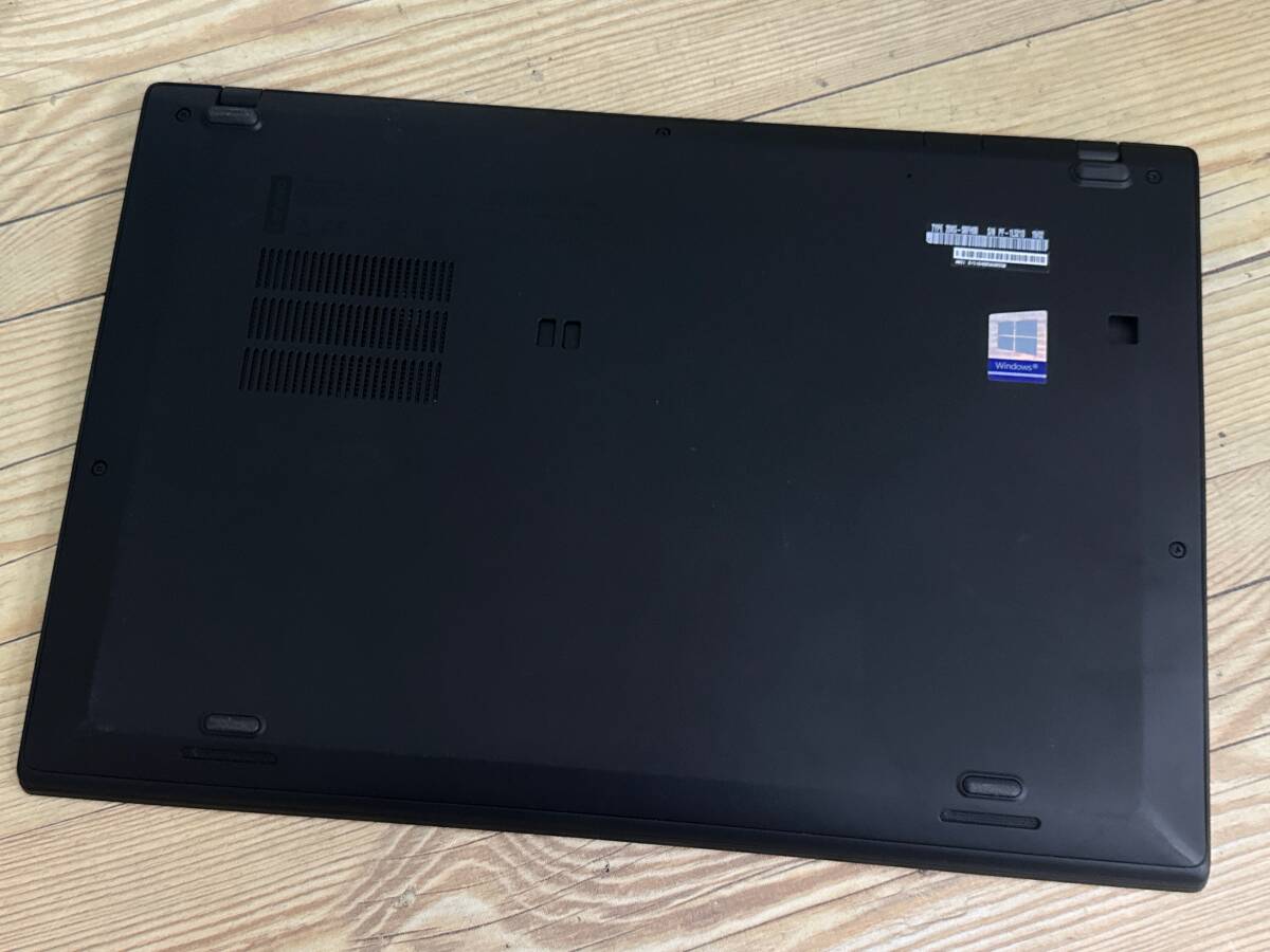 【動作OK♪】Lenovo ThinkPad X1 Carbon [8世代 Core i5(8250U) 1.6GHz/RAM:8GB/SSD:128GB/14インチ]Windowsd 11 動作品_画像5