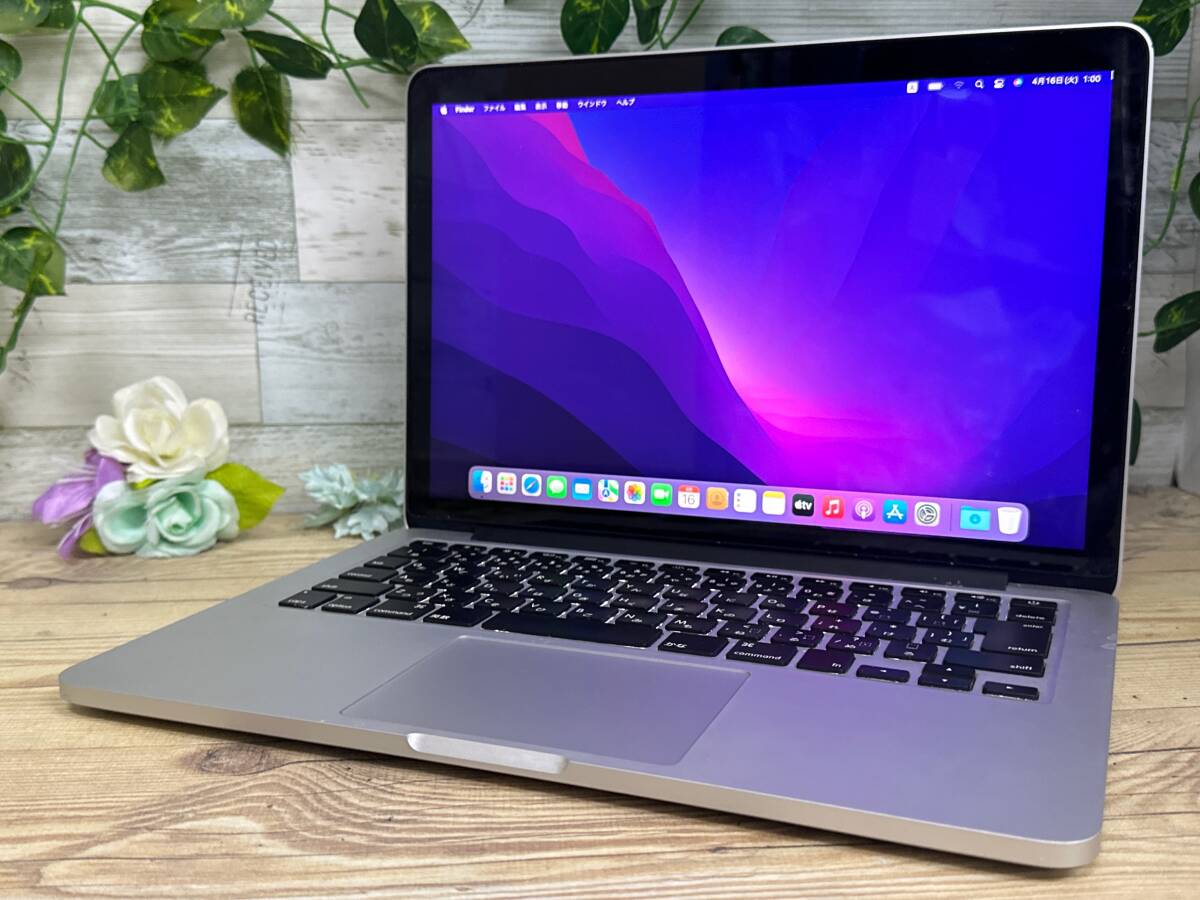 [ superior article!]MacBook Pro 2015 Retina (A1502)[Core i5(5287U)2.9Ghz/RAM:8GB/SSD:512GB/13 -inch ]Montery operation goods 