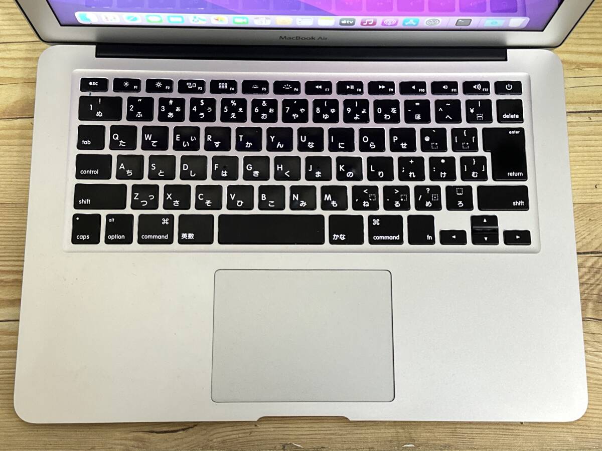 【美品♪】MacBook Air 2017(A1466)[Core i5(5350U)1.8Ghz/RAM:8GB/SSD:256GB/13インチ]Monterey インストール済 動作品の画像2