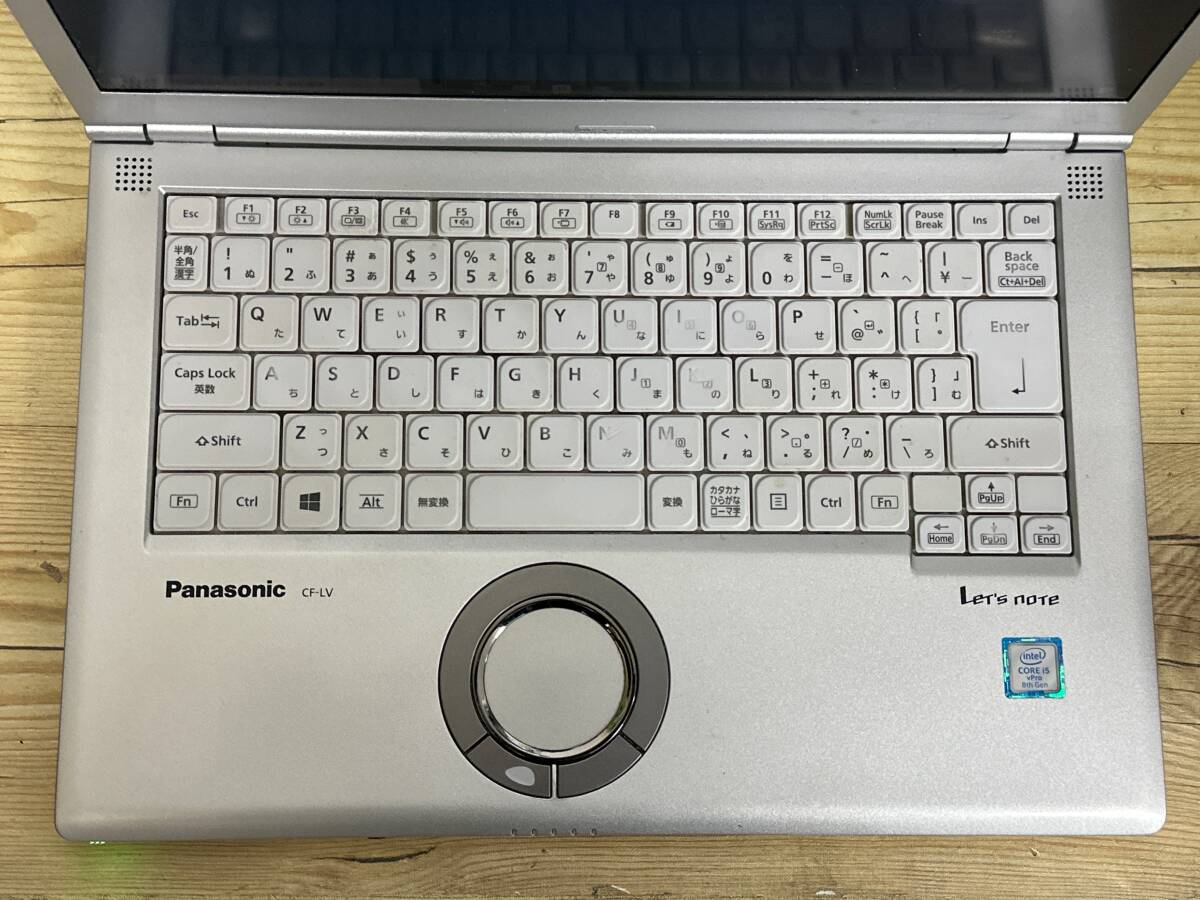 【良品♪】Panasonic Let's note CF-LV7[Core i5 8350 1.7GHz/RAM:8GB/SSD:256GB/14インチ]Windows 10 動作品の画像9