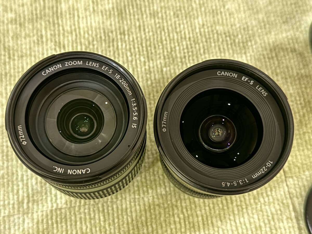【美品・元箱あり】Canon デジタル一眼レフカメラ EOS 50D EF-S18-200 IS レンズキット & EF-S10-22 &おまけ多数［送料無料］ の画像5