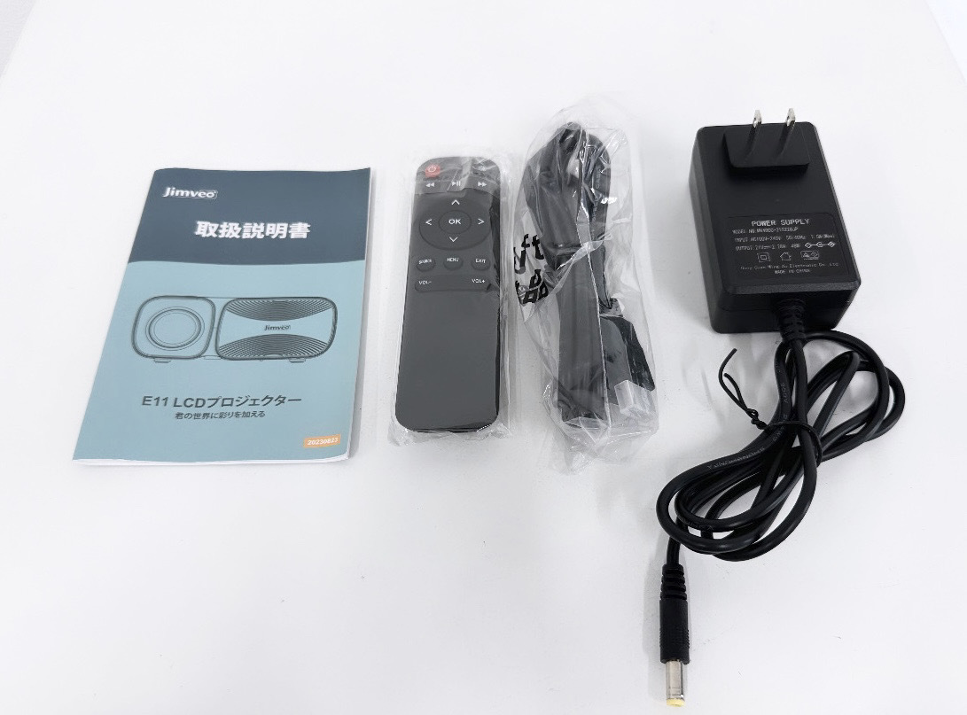 100円～◎Jomveo ジムベオ 超小型 プロジェクター mini Video Projector スピーカービデオ E11 通電動作確認済【良品】の画像8