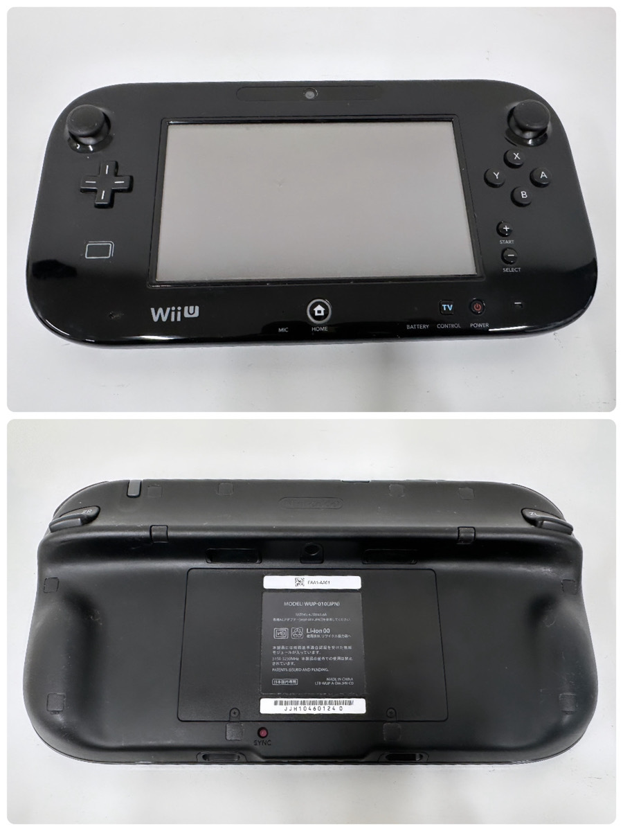 100 иен ~*NINTENDO nintendo Nintendo WiiU корпус wii U чёрный 32GB WUP-101 первый период .wii дистанционный пульт контроллер futoshi тамбурин без тарелочек wiiU soft Mike 