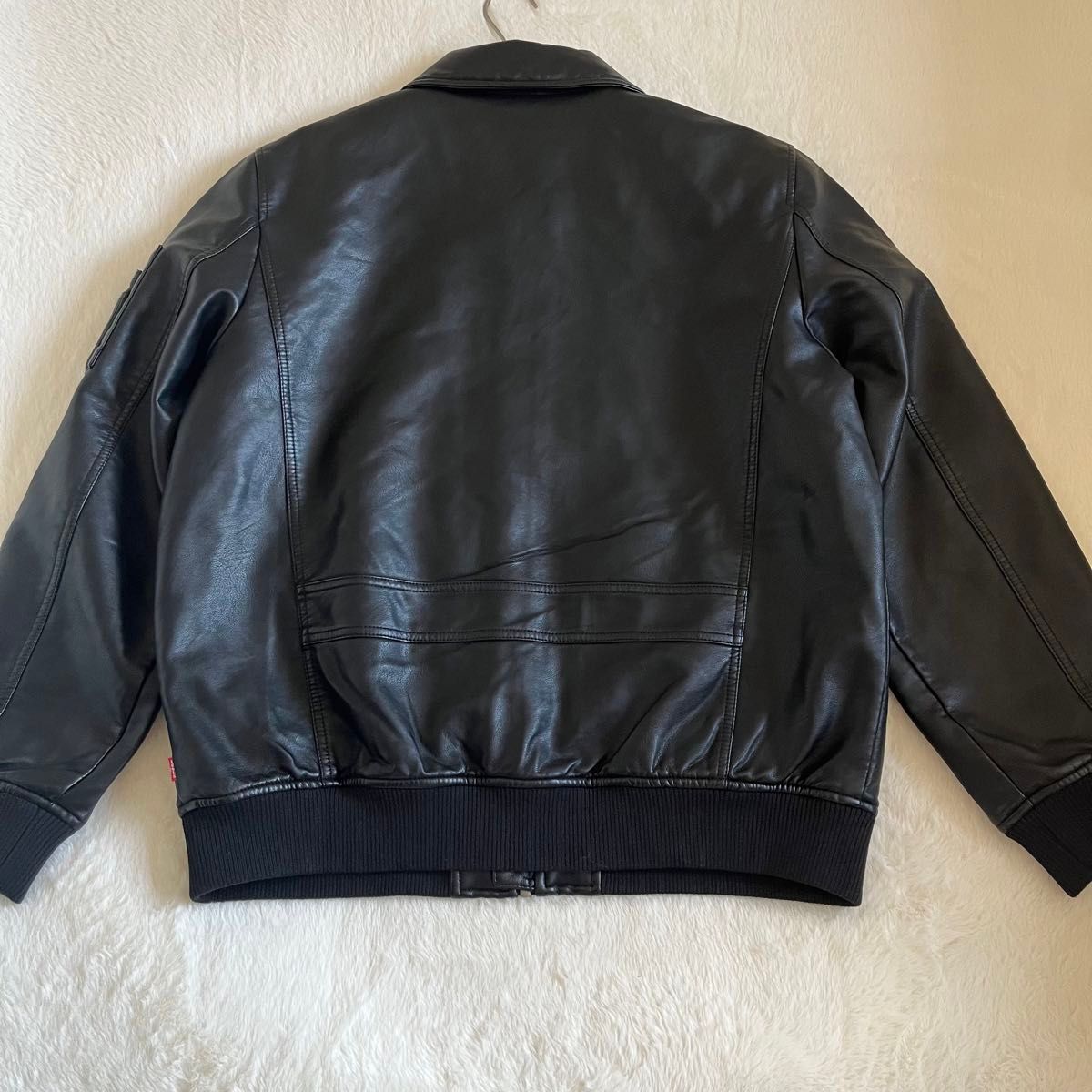 Levi's リーバイス レザージャケット キルティング A-2 ブラック Levi's リーバイス レザージャケット キルティング A-2 ブラック