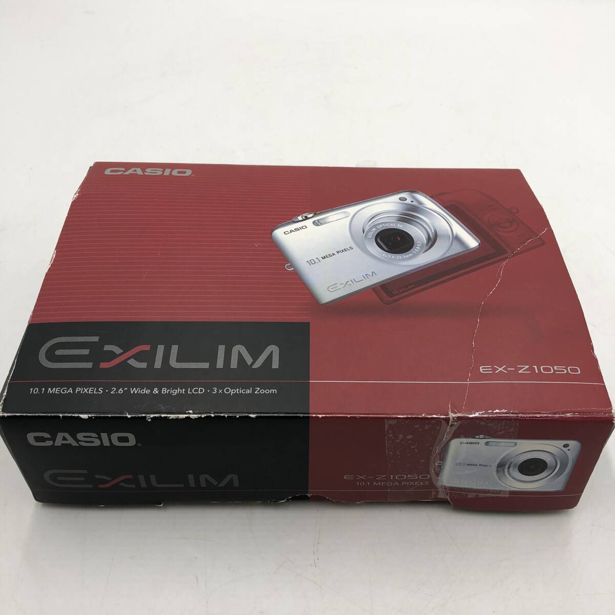 【動作品】★CASIO/カシオ★EXILIM ZOOM EX-Z1050 デジカメ 付属品、三脚、箱ありの画像8