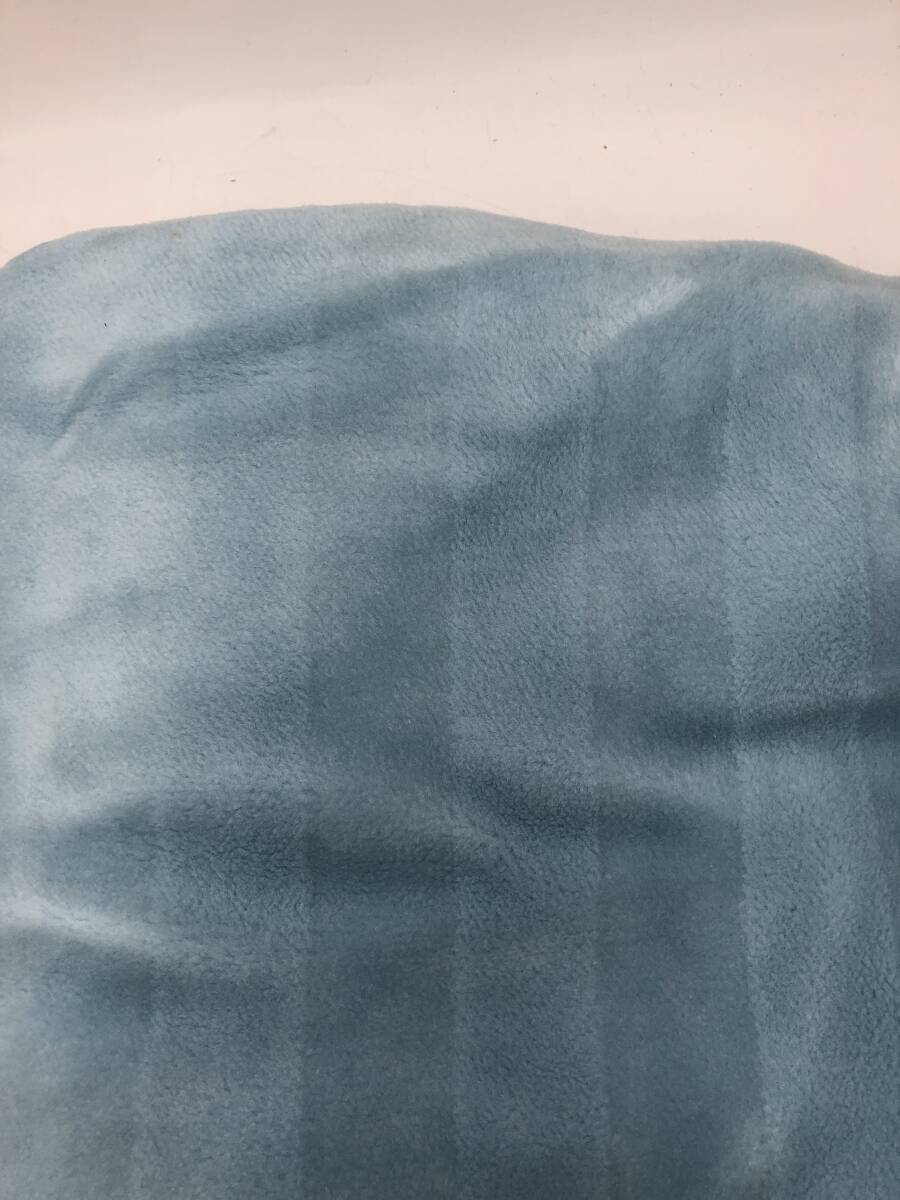 【訳あり品】★Sleeping Collection★マイヤー毛布　シングル　水色　140×240㎝　アクリル100％　日本製_画像4