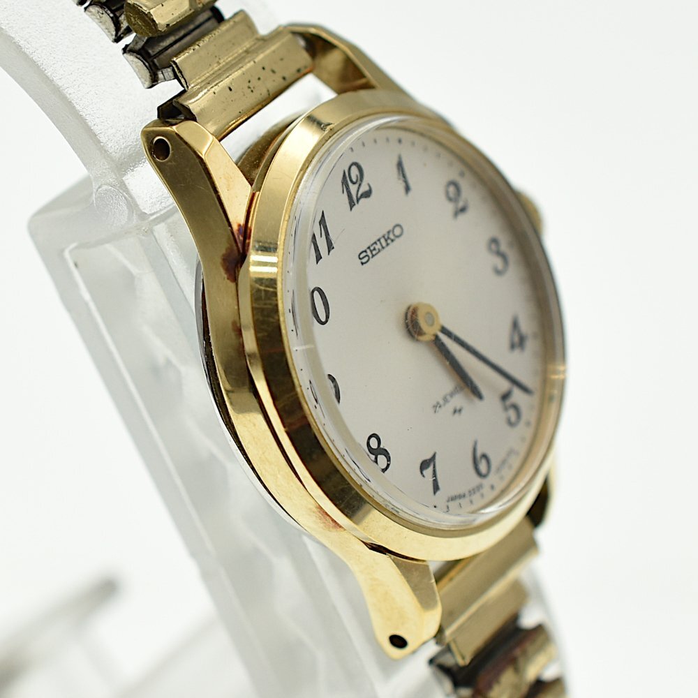 セイコー 2220-0020 24石 手巻き レディース腕時計 ゴールドの画像3