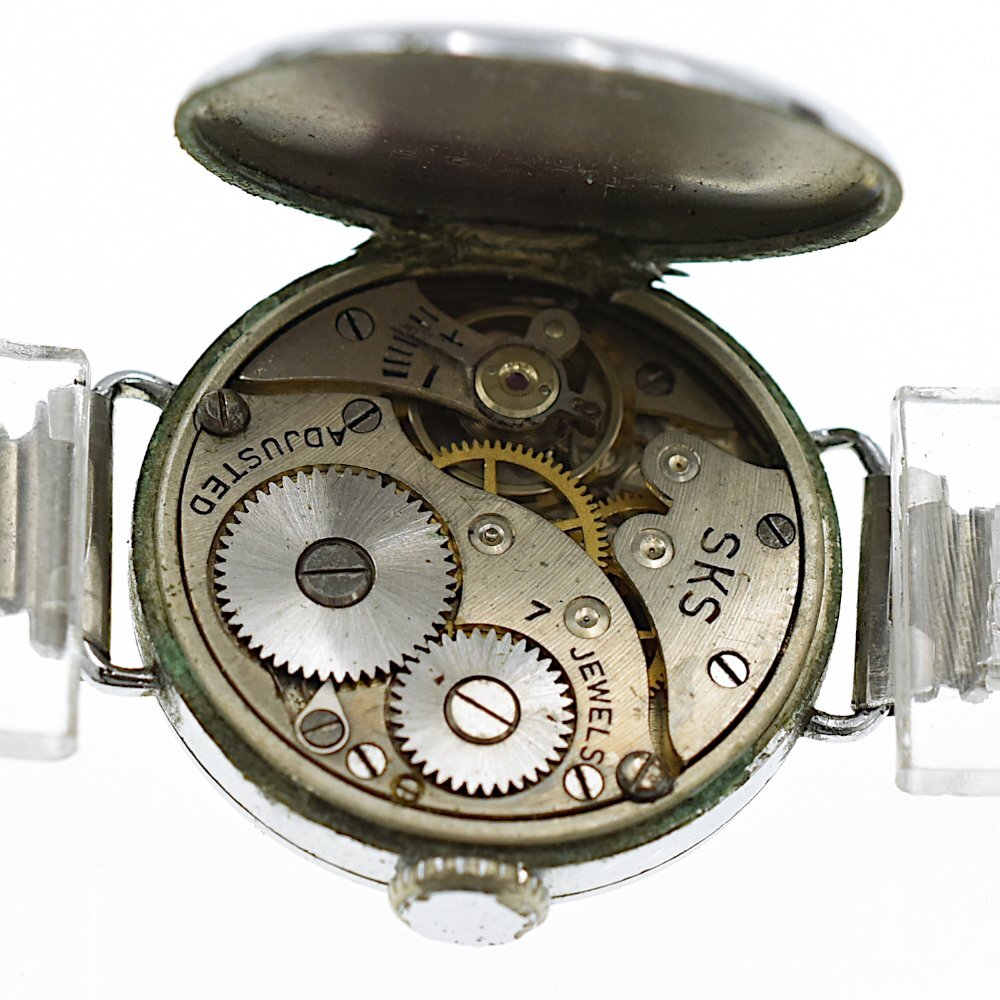 セイコー スモセコ ヴィンテージ 手巻き レディース腕時計 シルバーの画像4