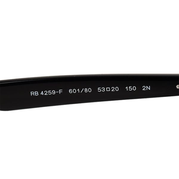 1円スタート Ray-Ban RB4259F 601 80 53 RB4259 ウォッシュド レンズ/ローブリッジ/釣り/紫外線/ボストン/眼鏡/ドライブ/サングラスの画像5