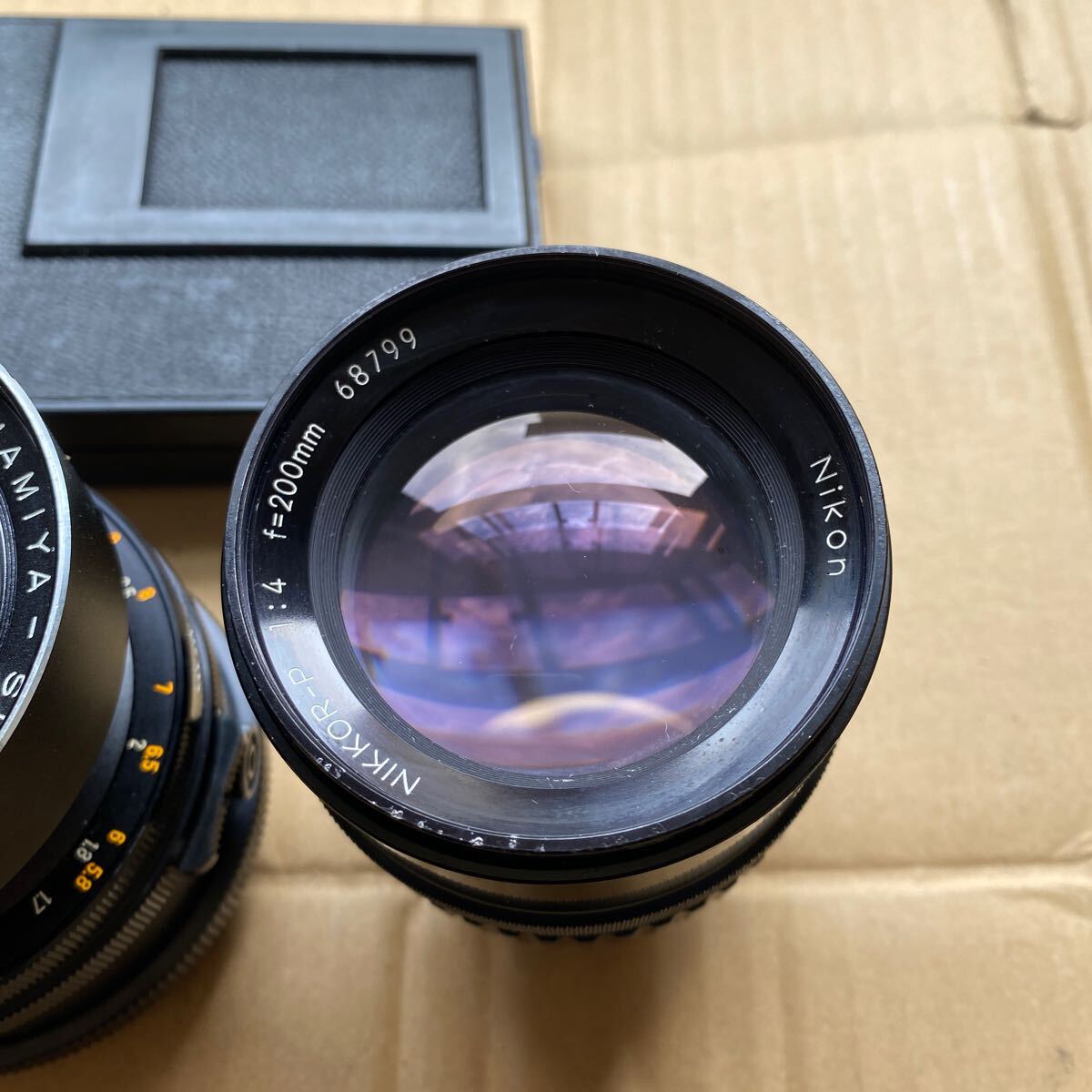 Mamiya sekor c 65mm f/4.5 contains lens set Mamiya film back Junk summarize tube 4