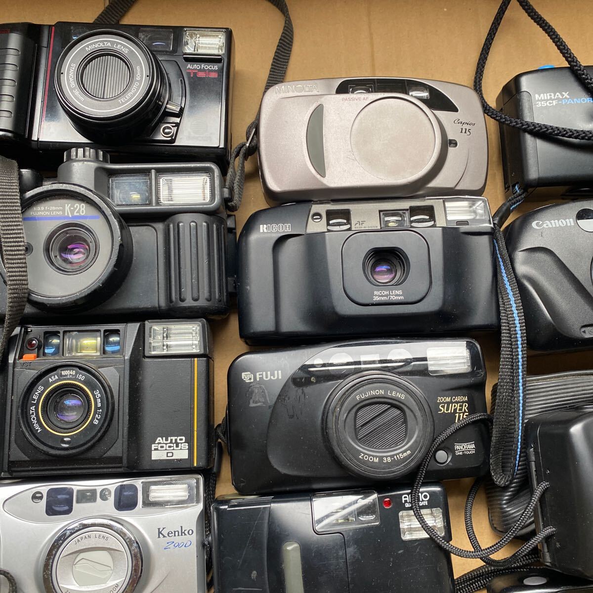 コンパクトフィルムカメラ Canon OLYMPUS PENTAX Nikon ジャンク まとめ 管9の画像4