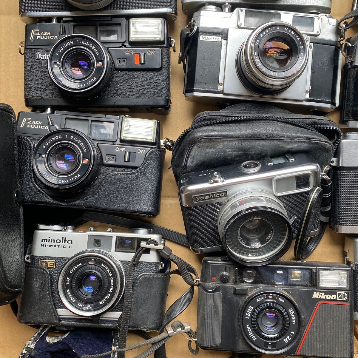 レンジファインダー Canon MINOLTA Yashica fujifilm ジャンク まとめ 管10の画像3