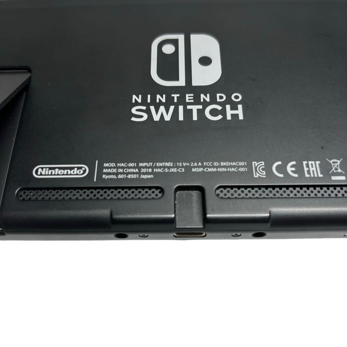 ★1円スタート～★ 動作良好 任天堂 Nintendo Switch 本体のみ HAC-001 2018年製 旧型 ニンテンドー スイッチ 　①_画像10