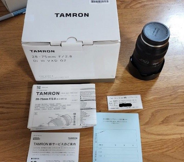 美品　TAMRON タムロン Di III VXD G2　28-75mm F2.8