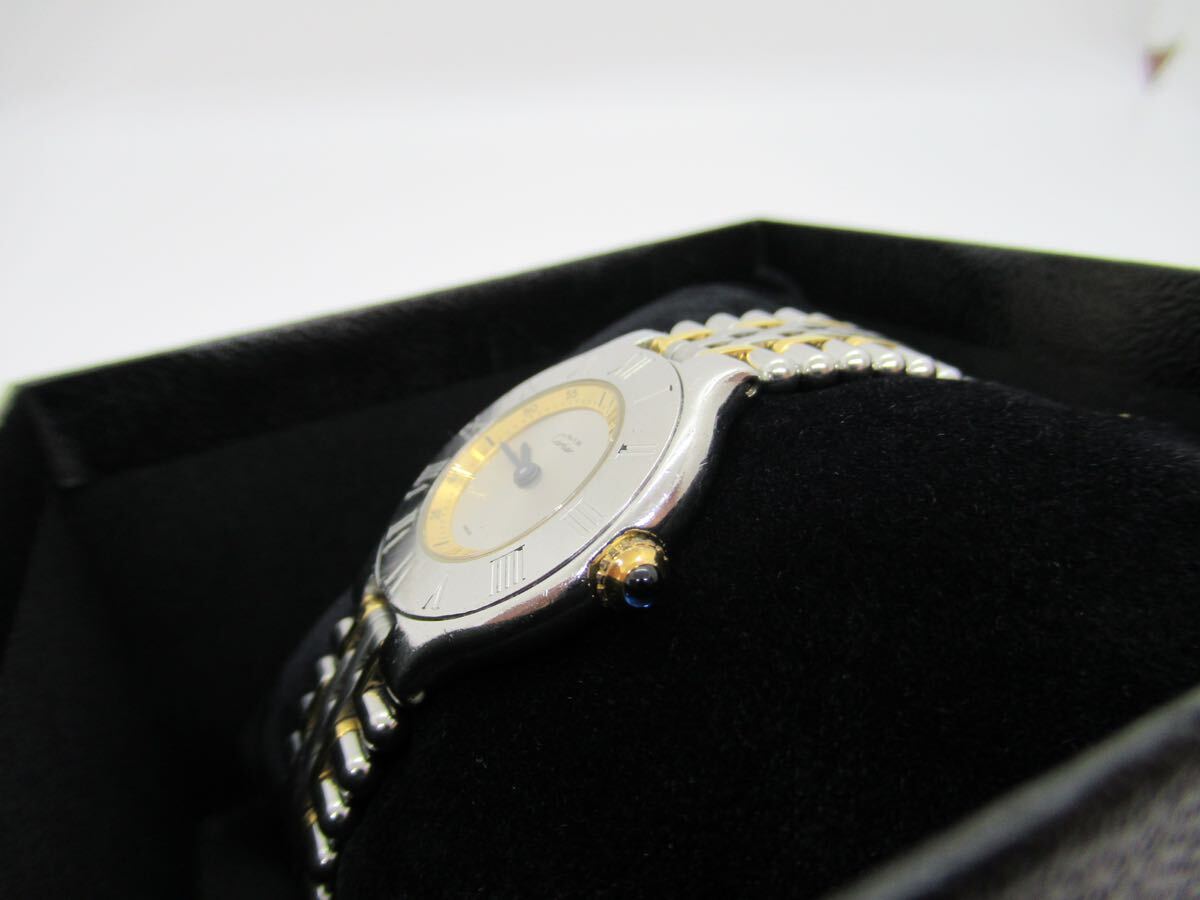 Cartier カルティエ マスト21 腕時計 クォーツ 2針 1340 レディース腕時計の画像4