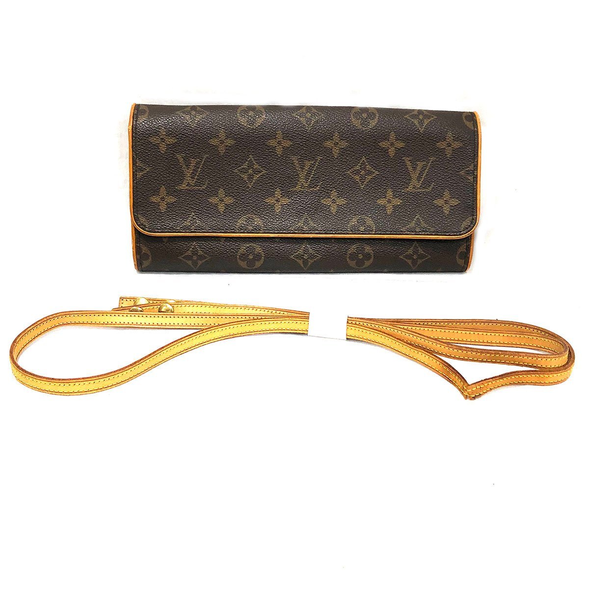 ルイヴィトン ショルダーバッグ ポシェット・ツインGM モノグラム M51852 ジャンク品 LOUIS VUITTON ＋_画像7