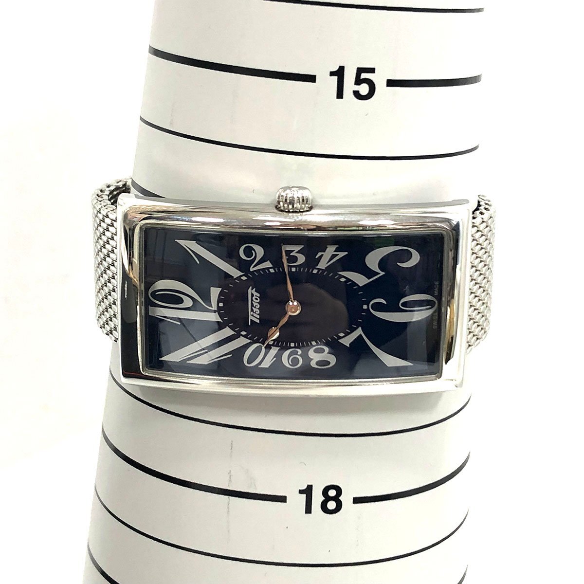 ティソ ヘリテージ バナナ クォーツ 腕時計 ケース付き T117509 TISSOT ＋の画像7