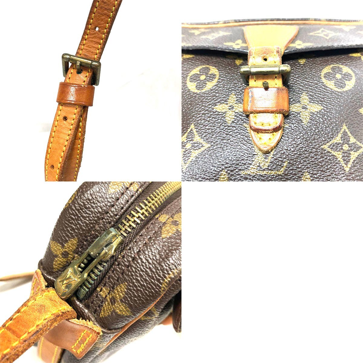 ルイヴィトン M51227 ジュヌフィーユ 23 モノグラム ショルダーバッグ LOUIS VUITTON 中古 ＋の画像7