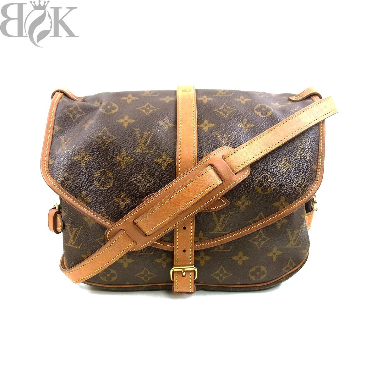 ヴィトン ソミュール30 M42256 ショルダーバッグ モノグラム Louis Vuitton 〓_画像1