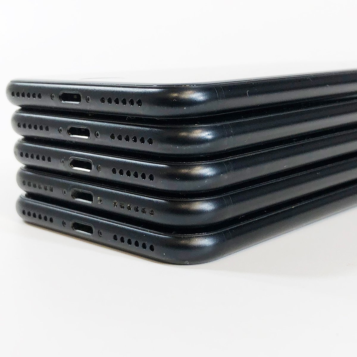 Apple iPhoneSE 第二世代 5台セット ブラック 64GB AU ○判定 初期化済み 通電確認 ジャンク扱い アップル 1 ∴の画像7