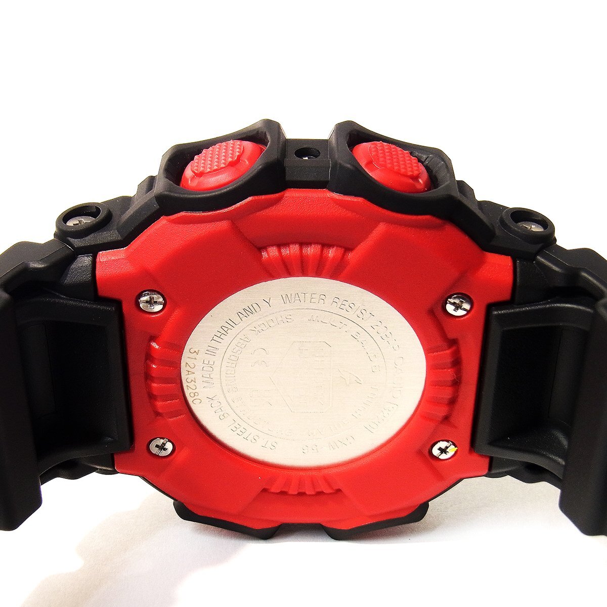 推定未使用品 カシオ G-SHOCK GXW-56-1AJF メンズ 腕時計 デジタル ソーラー 黒 赤 ブラック レッド 動作品 CASIO 〓_画像4