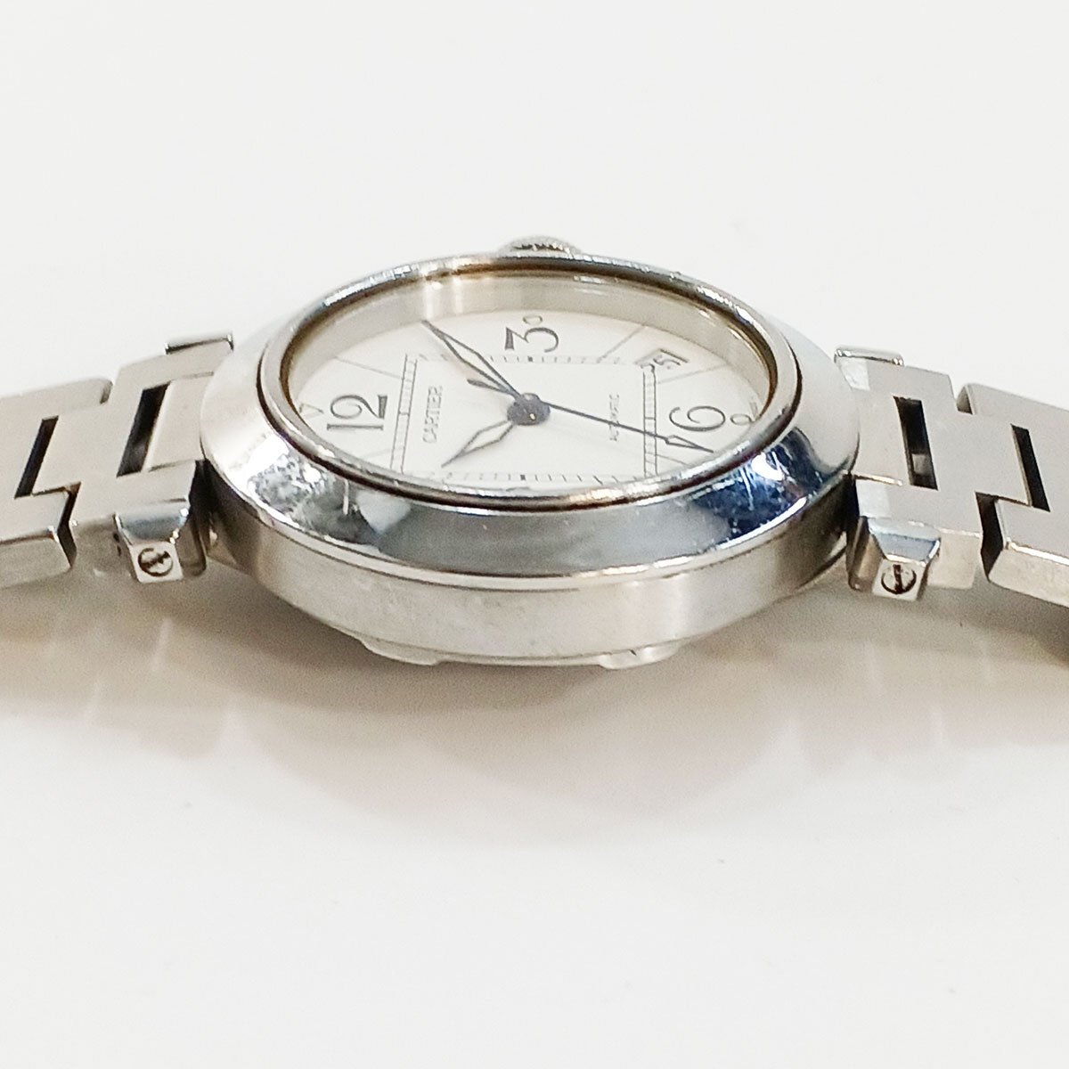 カルティエ パシャC 2324 W31074M7 ボーイズ 腕時計 自動巻き AT ステンレス 動作品 Cartier 中古 ★の画像3