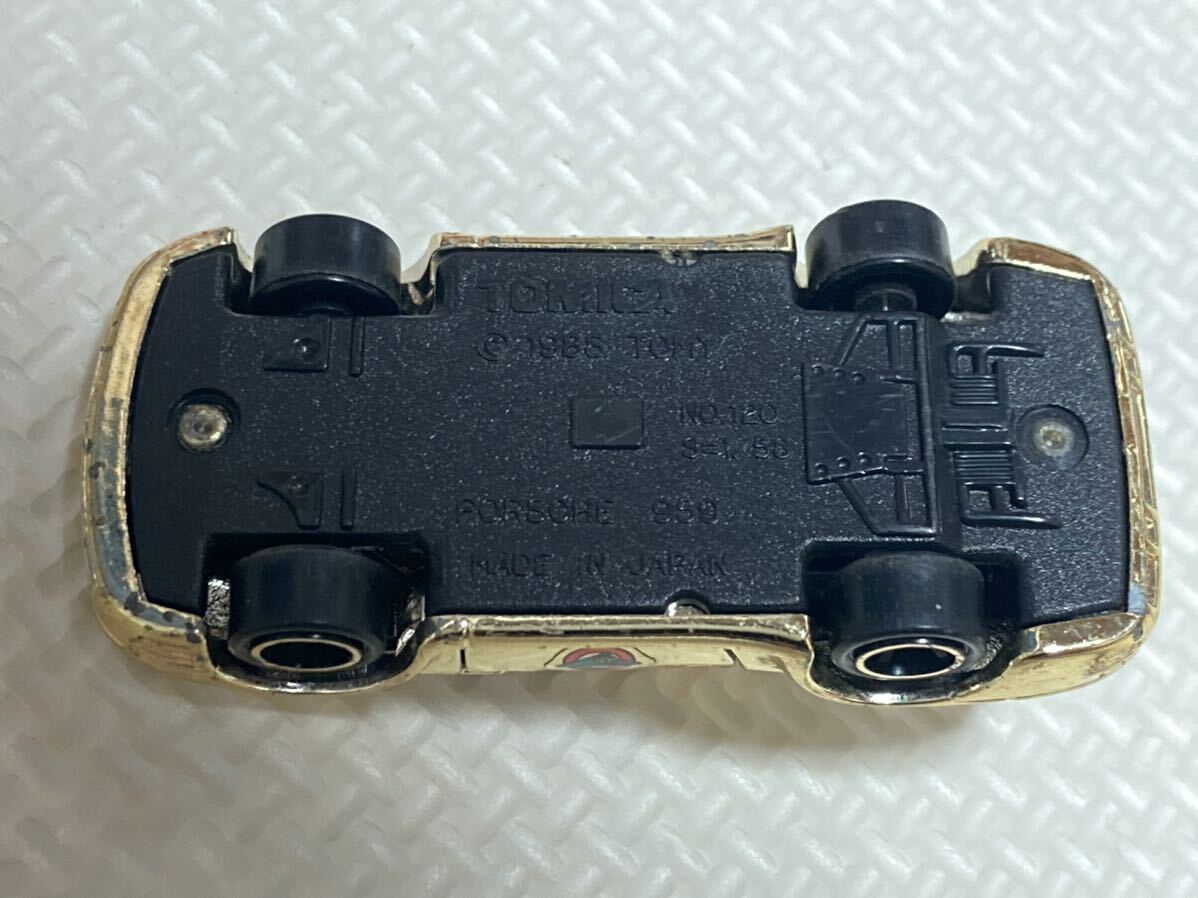 トミカ ポルシェ959 金メッキ 日本製 アースコマンダー の画像3