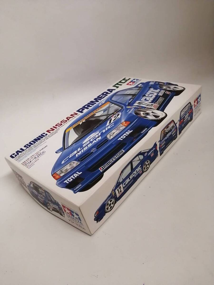 未組立 タミヤ 1/24 スポーツカーシリーズ No.147 カルソニック・ニッサン プリメーラ JTCC ディスプレイモデル_画像2