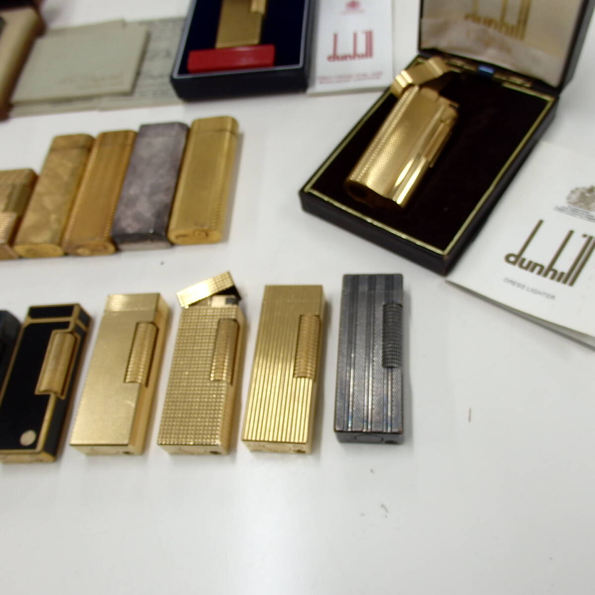 1円スタート激レア S.T.Dupont デュポン Cartier カルティエ dunhill ダンヒル CELINE セリーヌ ガスライター まとめ 箱付き 30339 11-2の画像8