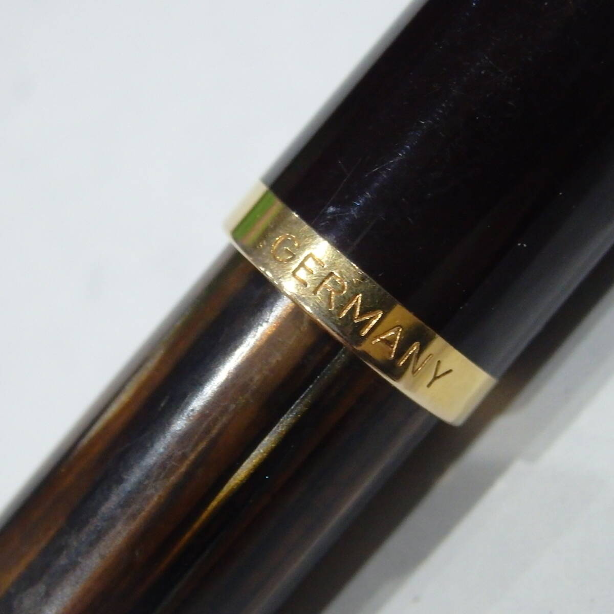 1円スタート激レア PELIKAN ペリカン スーベレーン ブラウン ゴールド ペン先 14C/585 万年筆 30387 11-2の画像5