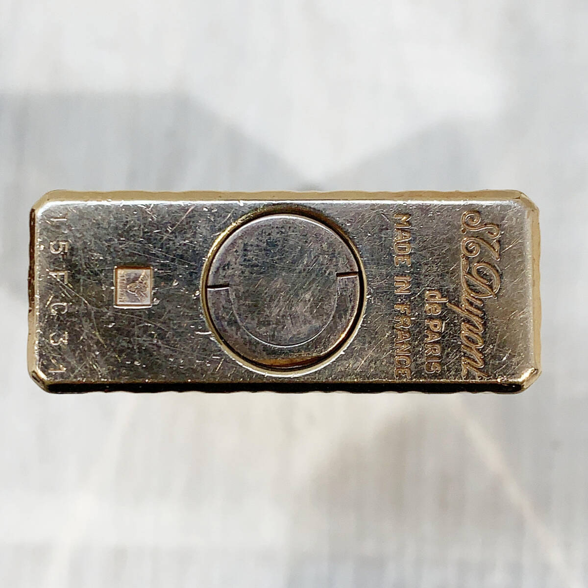 1円スタート激レア S.T.Dupont デュポン ライン1 箱付き ゴールド ガスライター 30422 11-2 の画像7