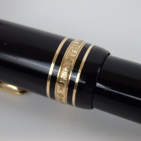 1円スタート激レア MontBlanc モンブラン MEISTERSTUCK マイスターシュテック No.146 ペン先 14K 585 万年筆 ゴールド ブラック 30296 11-2の画像5