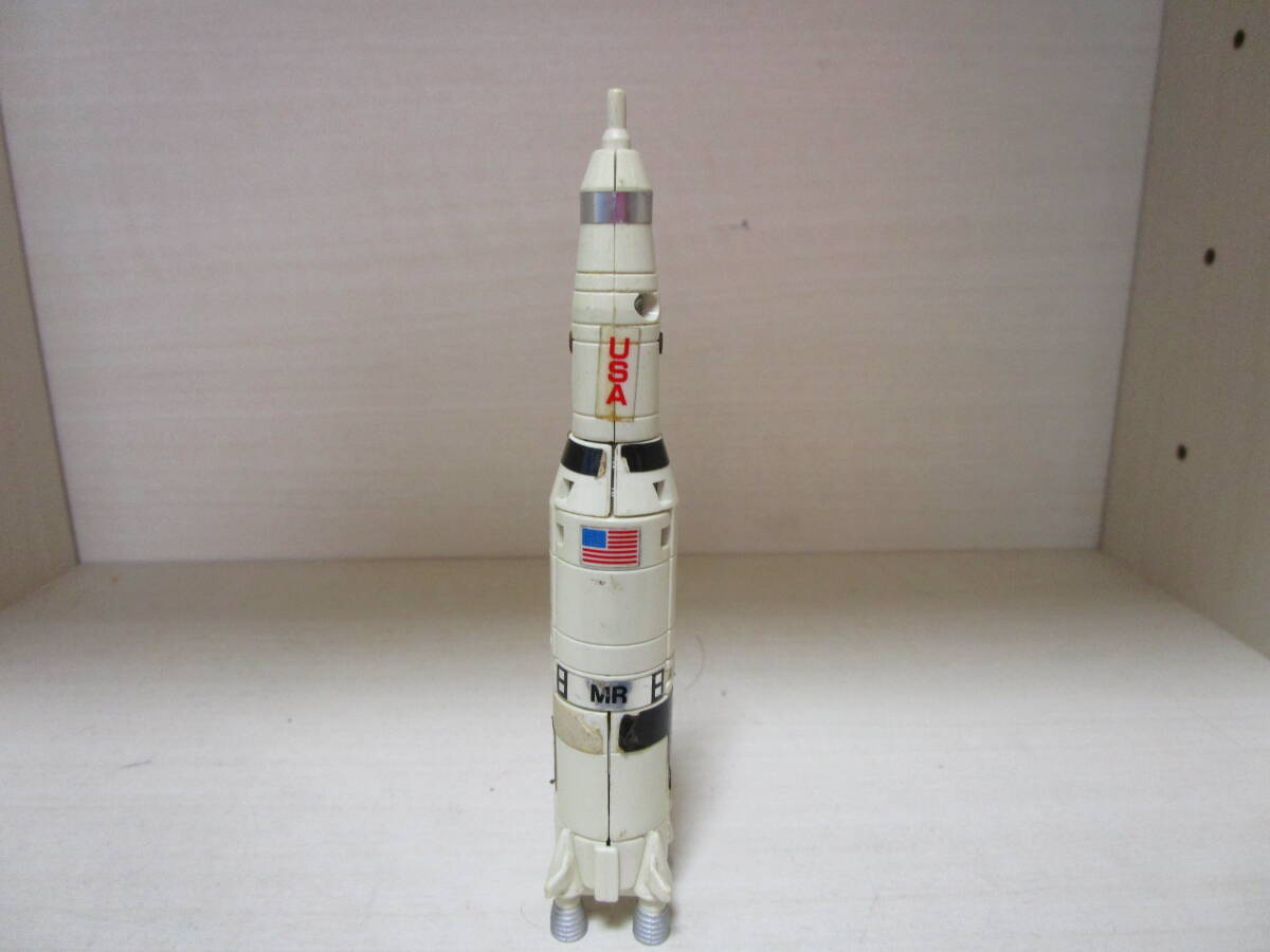 希少品 マシンロボ MR-53 アポロロボ サターン５型ロケット BANDAI 1985 日本製 当時物 現状 ビンテージ バンダイ_画像6