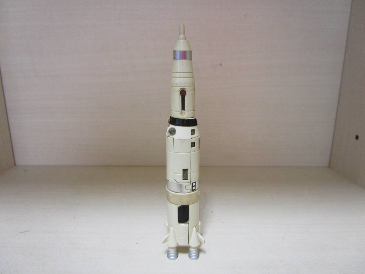 希少品 マシンロボ MR-53 アポロロボ サターン５型ロケット BANDAI 1985 日本製 当時物 現状 ビンテージ バンダイ_画像9