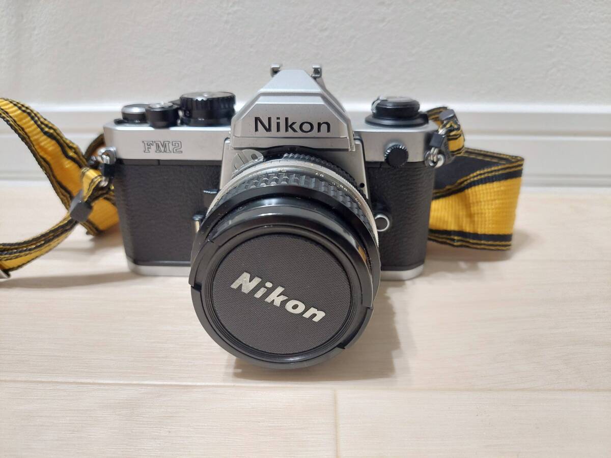 Nikon FM2 50mm f/1.8 ニコン 一眼レフ NIKKOR シルバー フィルムカメラの画像1